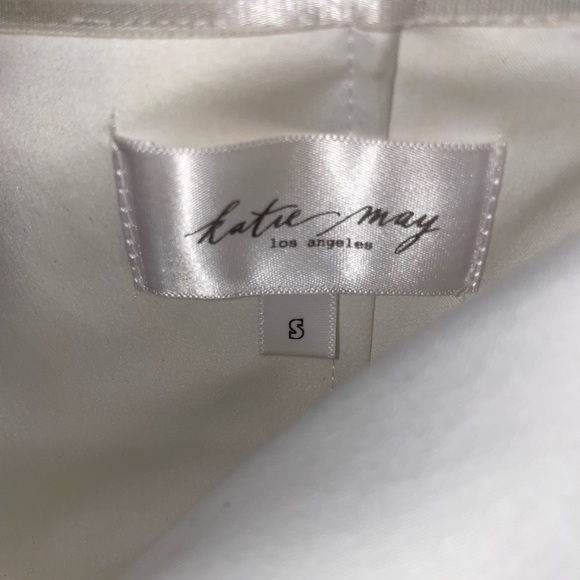 Katie May White Tulle Short Strapless Dress - Picture 2 of 9